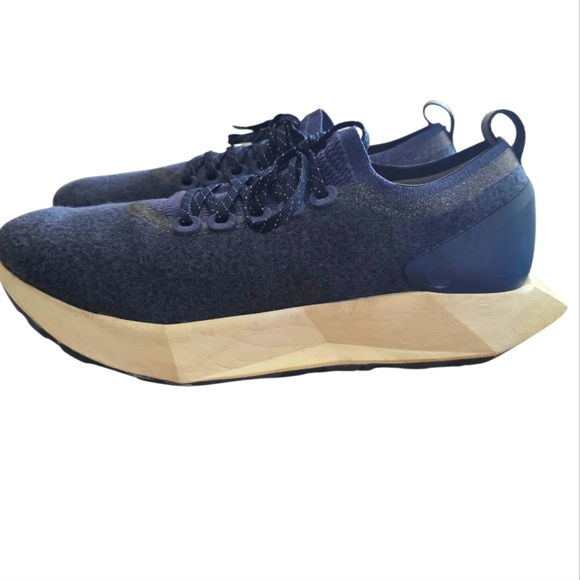 Allbirds Wool Flyer Mizzles Shoes Sz 10.5 Blue Water Repellent Low Sneakers - Picture 15 of 15